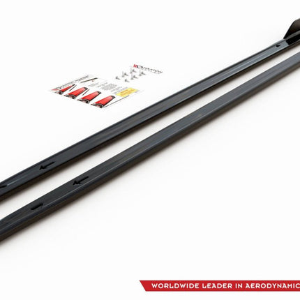 SIDE SKIRTS DIFFUSERS (+FLAPS) V2 VW GOLF 8 GTI / GTI CLUBSPORT (2020-) - Car Enhancements UK