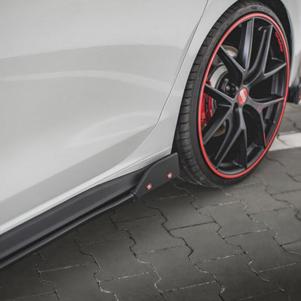 SIDE SKIRTS DIFFUSERS (+FLAPS) V2 VW GOLF 8 GTI / GTI CLUBSPORT (2020-) - Car Enhancements UK