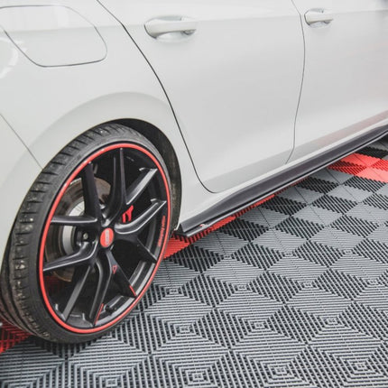 RACING DURABILITY SIDE SKIRTS DIFFUSERS VW GOLF 8 GTI / GTI CLUBSPORT (2020-) - Car Enhancements UK