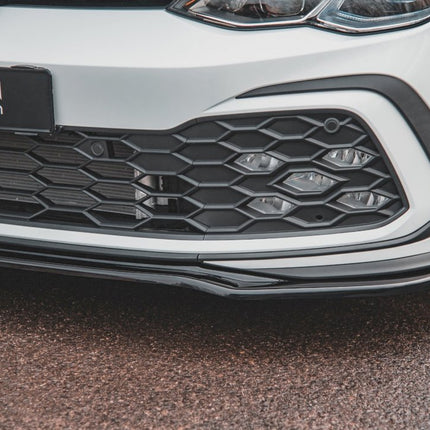 FRONT SPLITTER V4 VW GOLF 8 GTI (2020-) - Car Enhancements UK