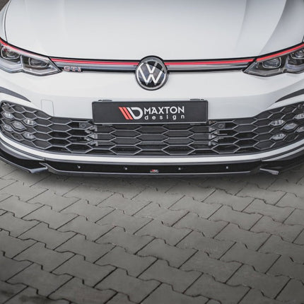 FRONT SPLITTER (+FLAPS) V2 VW GOLF 8 GTI (2020-) - Car Enhancements UK