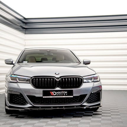 FRONT SPLITTER V2 BMW 5 G30 FACELIFT M-PACK (2020-) - Car Enhancements UK