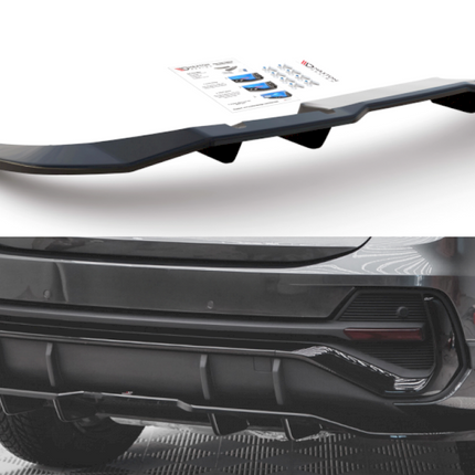 CENTRAL REAR SPLITTER (VERTICAL BARS) AUDI Q3 SPORTBACK S-LINE (2019-) - Car Enhancements UK
