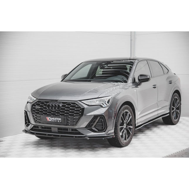 FRONT SPLITTER V2 AUDI Q3 SPORTBACK S-LINE (2019-) - Car Enhancements UK