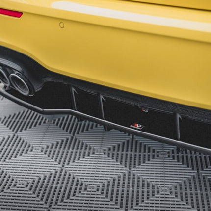 CENTRAL REAR SPLITTER (+FLAPS) MERCEDES AMG A45 S (2019-) - Car Enhancements UK
