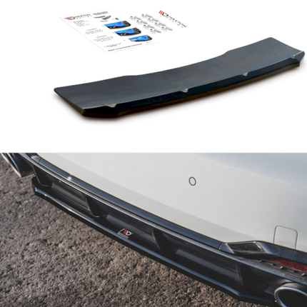 CENTRAL REAR SPLITTER AUDI S5 / A5 S-LINE SPORTBACK F5 FACELIFT (2019-) - Car Enhancements UK