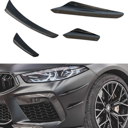 FRONT BUMPER WINGS (CANARDS) BMW M8 GRAN COUPE F93 (2019-) - Car Enhancements UK
