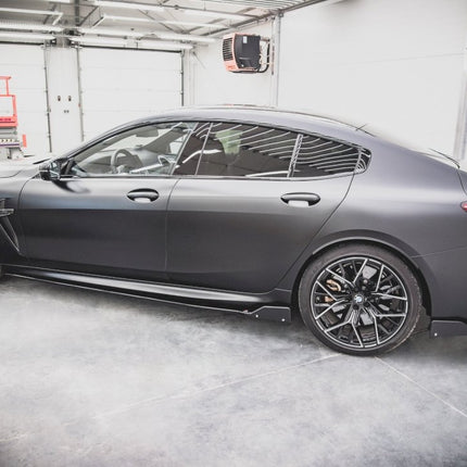 SIDE SKIRTS DIFFUSERS (+FLAPS) V1 BMW M8 GRAN COUPE F93 (2019-) - Car Enhancements UK