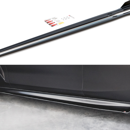 SIDE SKIRTS DIFFUSERS (+FLAPS) V1 BMW M8 GRAN COUPE F93 (2019-) - Car Enhancements UK
