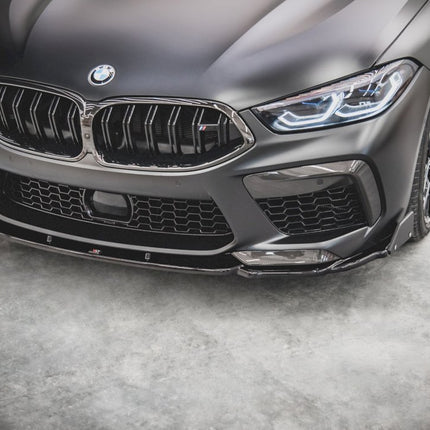FRONT SPLITTER (+FLAPS) V1 BMW M8 GRAN COUPE F93 (2019-) - Car Enhancements UK
