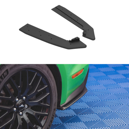RACING DURABILITY REAR SIDE SPLITTERS STREET PRO V.1 FORD MUSTANG GT MK6 FACELIFT (2017-) - Car Enhancements UK
