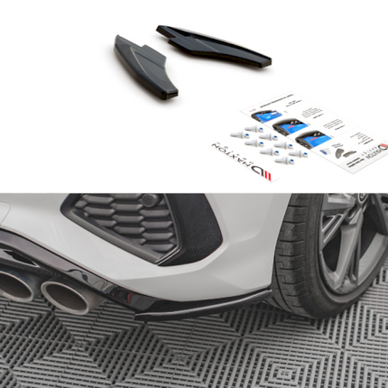 REAR SIDE SPLITTERS V.2 AUDI S3 8Y (2020-) - Car Enhancements UK