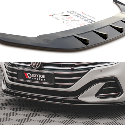 FRONT SPLITTER V.2 VW ARTEON R-LINE FACELIFT (2020-) - Car Enhancements UK
