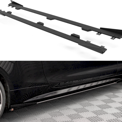STREET PRO SIDE SKIRTS DIFFUSERS (+FLAPS) BM 4 M-PACK G22 (2020-) - Car Enhancements UK