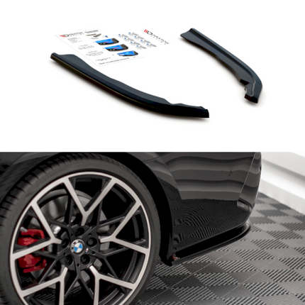 REAR SIDE SPLITTERS V.1 BMW 4 M-PACK G22 (2020-) - Car Enhancements UK