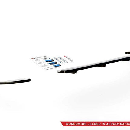 CENTRAL REAR SPLITTER (VERTICAL BARS) PEUGEOT 508 GT-LINE MK2 (2018-) - Car Enhancements UK