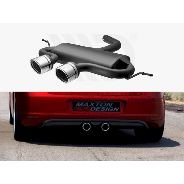 EXHAUST MUFFLER FOR VOLKSWAGEN GOLF MK5/ GOLF MK6 - Car Enhancements UK