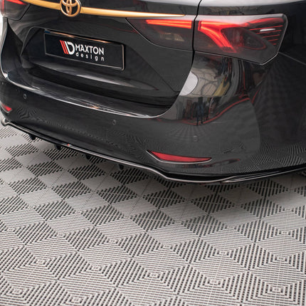 CENTRAL REAR SPLITTER (VERTICAL BARS) TOYOTA AVENSIS MK3.5 (2015-2018) - Car Enhancements UK