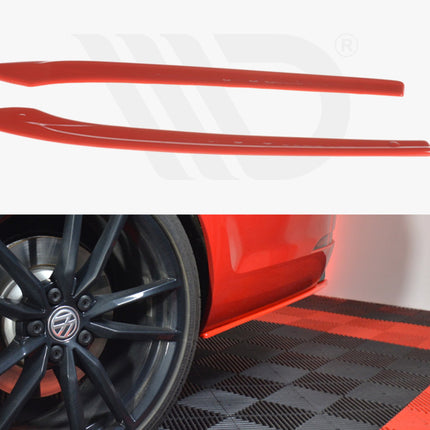 REAR SIDE SPLITTERS V.2 VW GOLF R 7.5 ESTATE (2017-2019) - Car Enhancements UK