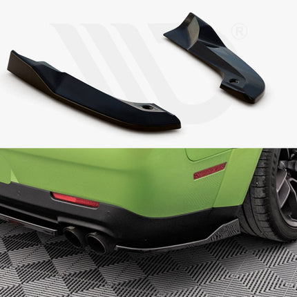 REAR SIDE SPLITTERS DODGE CHALLENGER SRT HELLCAT MK3 (2014-) - Car Enhancements UK