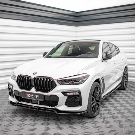FRONT SPLITTER V.2 BMW X6 M-PACK G06 (2019-) - Car Enhancements UK
