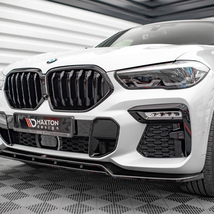 FRONT SPLITTER V.2 BMW X6 M-PACK G06 (2019-) - Car Enhancements UK