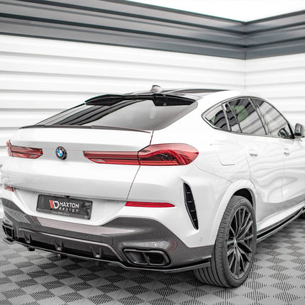 CENTRAL REAR SPLITTER (VERTICAL BARS) BMW X6 M-PACK G06 (2019-) - Car Enhancements UK