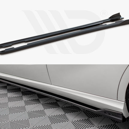 SIDE SKIRTS DIFFUSERS V.1 MERCEDES A W176 (2012-2015) - Car Enhancements UK