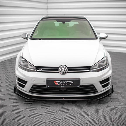 STREET PRO FRONT SPLITTER V.1 (+FLAPS) VW GOLF R MK7 (2013-2016) - Car Enhancements UK