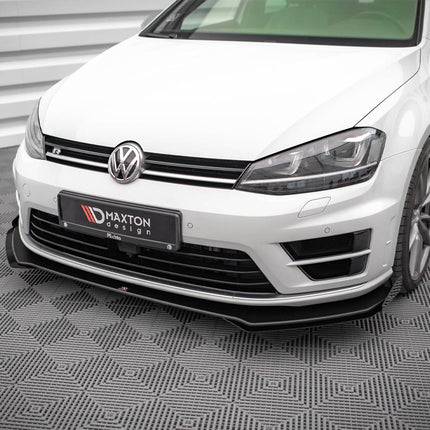 STREET PRO FRONT SPLITTER V.1 (+FLAPS) VW GOLF R MK7 (2013-2016) - Car Enhancements UK