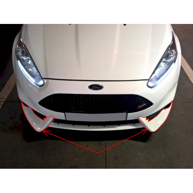 Front Bumper Spoiler for Ford Fiesta MK7 ST - Car Enhancements UK