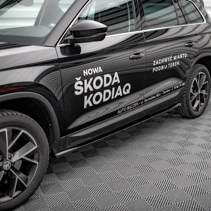 SIDE SKIRTS DIFFUSERS SKODA KODIAQ MK1 FACELIFT (2019) - Car Enhancements UK