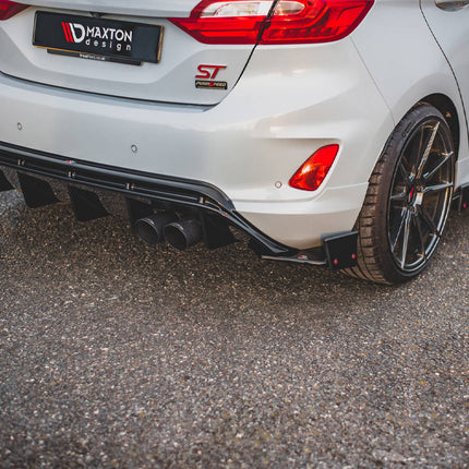 REAR SIDE SPLITTERS (+FLAPS) V.4 FORD FIESTA MK8 ST (2018-) - Car Enhancements UK