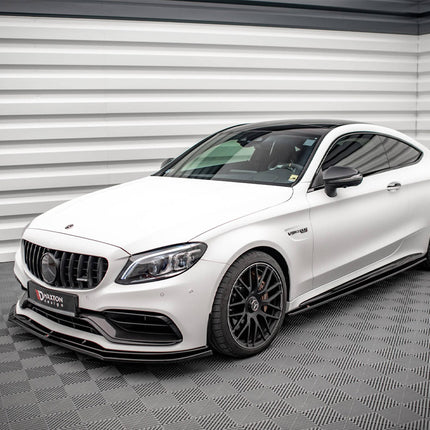 SIDE SKIRTS DIFFUSERS V.1 MERCEDES-AMG C 63AMG COUPE C205 FACELIFT (2018-2021) - Car Enhancements UK