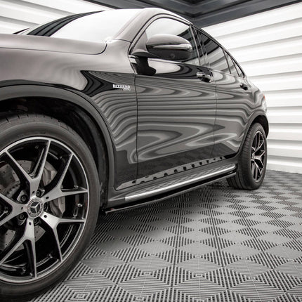 SIDE SKIRTS DIFFUSERS MERCEDES GLC COUPE AMG-LINE C253 FACELIFT (2019-) - Car Enhancements UK