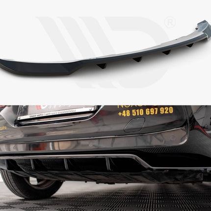 CENTRAL REAR SPLITTER (VERTICAL BARS) BMW I3 MK1 FACELIFT (2017-2022) - Car Enhancements UK