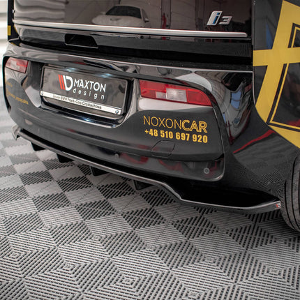 CENTRAL REAR SPLITTER (VERTICAL BARS) BMW I3 MK1 FACELIFT (2017-2022) - Car Enhancements UK