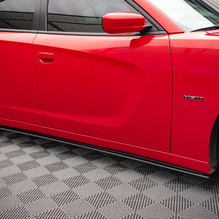 STREET PRO SIDE SKIRTS DIFFUSERS DODGE CHARGER RT MK7 FACELIFT (2014-) - Car Enhancements UK
