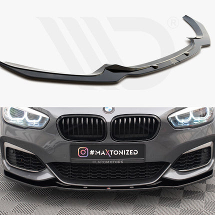 FRONT SPLITTER V.1 BMW 1 F20/F21 M-POWER FACELIFT (2015-2019) - Car Enhancements UK