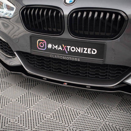 FRONT SPLITTER V.1 BMW 1 F20/F21 M-POWER FACELIFT (2015-2019) - Car Enhancements UK