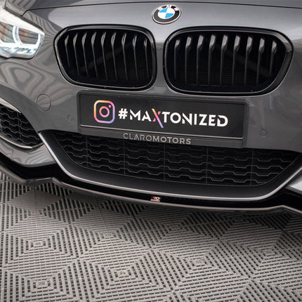 FRONT SPLITTER V.2 BMW 1 F20/F21 M-POWER FACELIFT (2015-2019) - Car Enhancements UK
