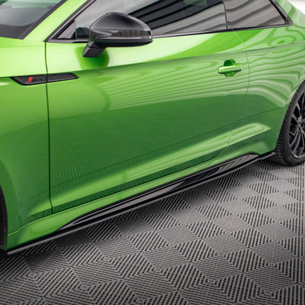 STREET PRO SIDE SKIRTS DIFFUSERS AUDI RS5 SPORTBACK F5 FACELIFT - Car Enhancements UK
