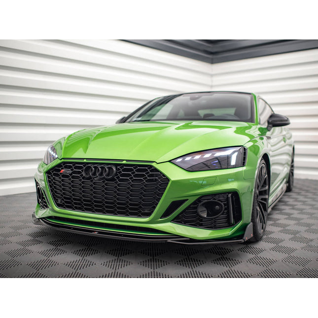 FRONT SPLITTER + FLAPS V1 AUDI RS5 F5 FACELIFT (2019-) - Car Enhancements UK