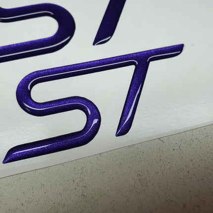 ST Badge Gel Inlays - Fiesta Mk7.5 & 8 / Focus Mk3, 3.5 & 4 / 2020 Puma - Car Enhancements UK