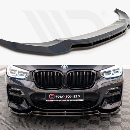 FRONT SPLITTER V.1 BMW X3 G01 M-PACK (2018-UP) - Car Enhancements UK