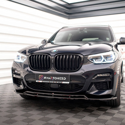 FRONT SPLITTER V.1 BMW X3 G01 M-PACK (2018-UP) - Car Enhancements UK