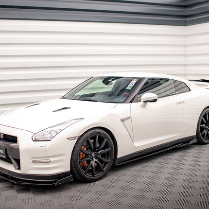 SIDE SKIRTS DIFFUSERS + FLAPS NISSAN GTR R35 FACELIFT - Car Enhancements UK