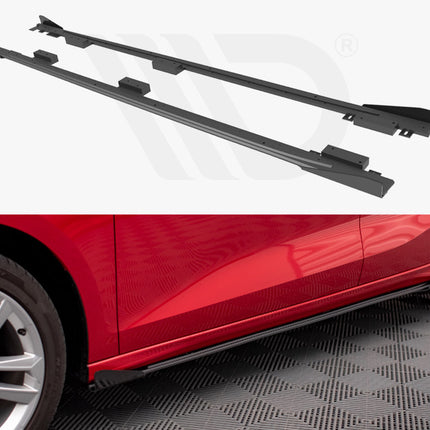 STREET PRO SIDE SKIRTS DIFFUSERS + FLAPS AUDI A3 8Y - Car Enhancements UK