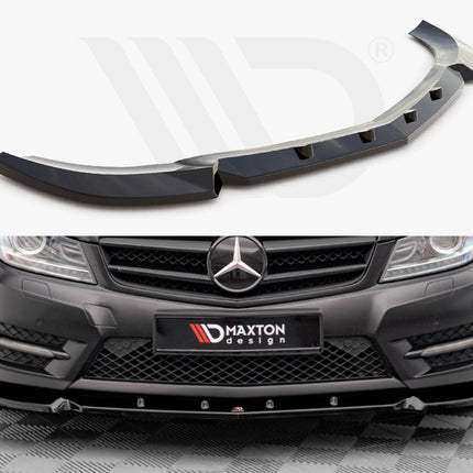 FRONT SPLITTER V.1 MERCEDES C COUPE AMG-LINE C204 - Car Enhancements UK