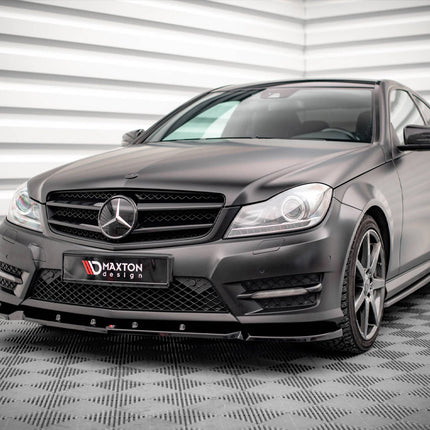 FRONT SPLITTER V.1 MERCEDES C COUPE AMG-LINE C204 - Car Enhancements UK